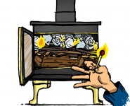 Upside Down Fire Step #3