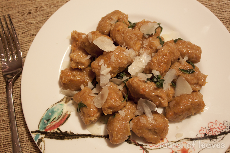 Sweet Potato Gnocchi with Sage & Browned Butter