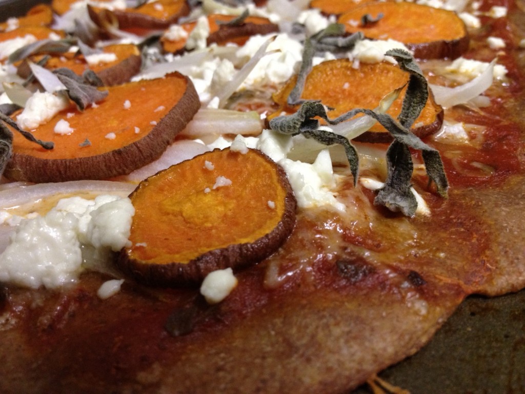 Sweet Potato & Goat Cheese Flatbread