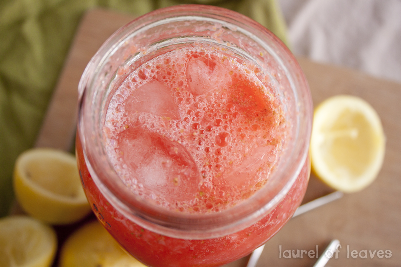 Healthy Strawberry Lemonade
